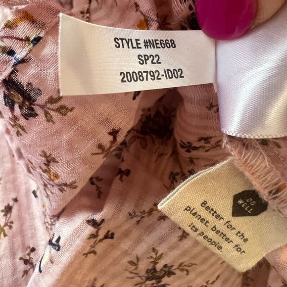 Madewell Plus Sophia Top in Bouquet Floral - Size 2X - Picture 9 of 9